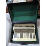 Hohner Tango III piano accordion in fitted case