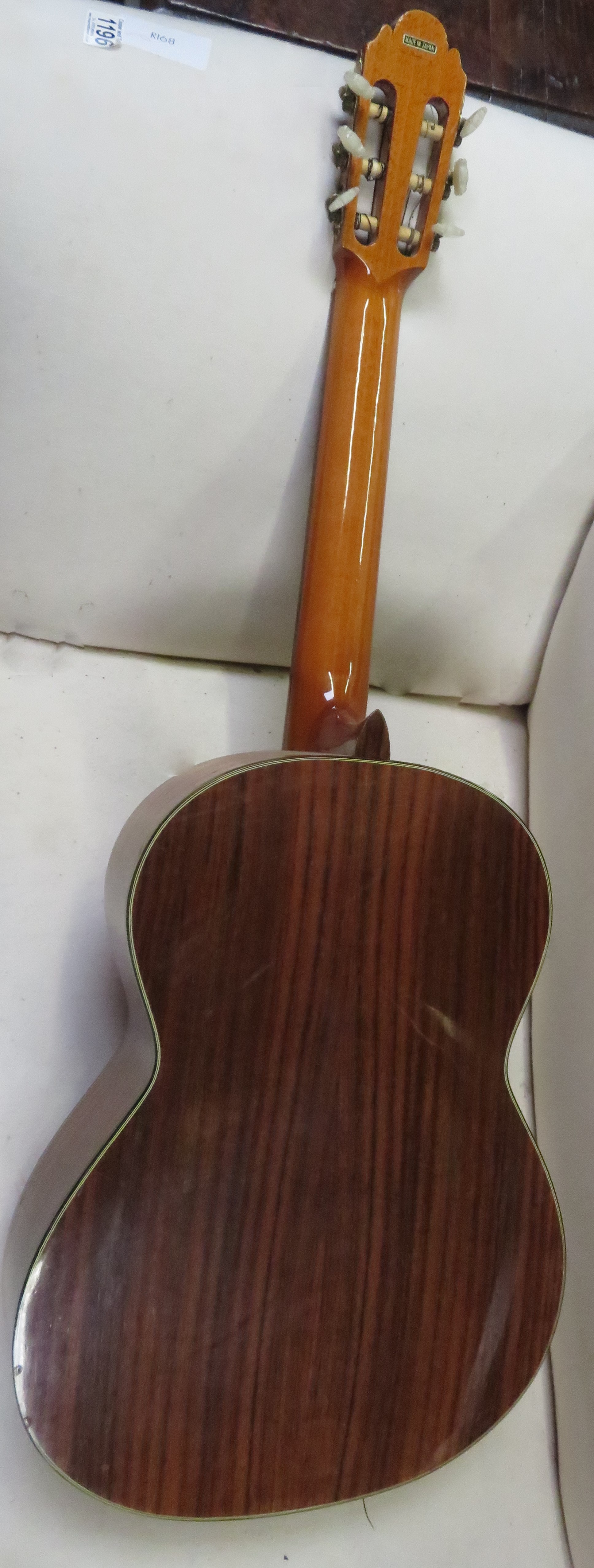 Classical guitar labelled Hokada 3164 Japan in case - Image 7 of 7