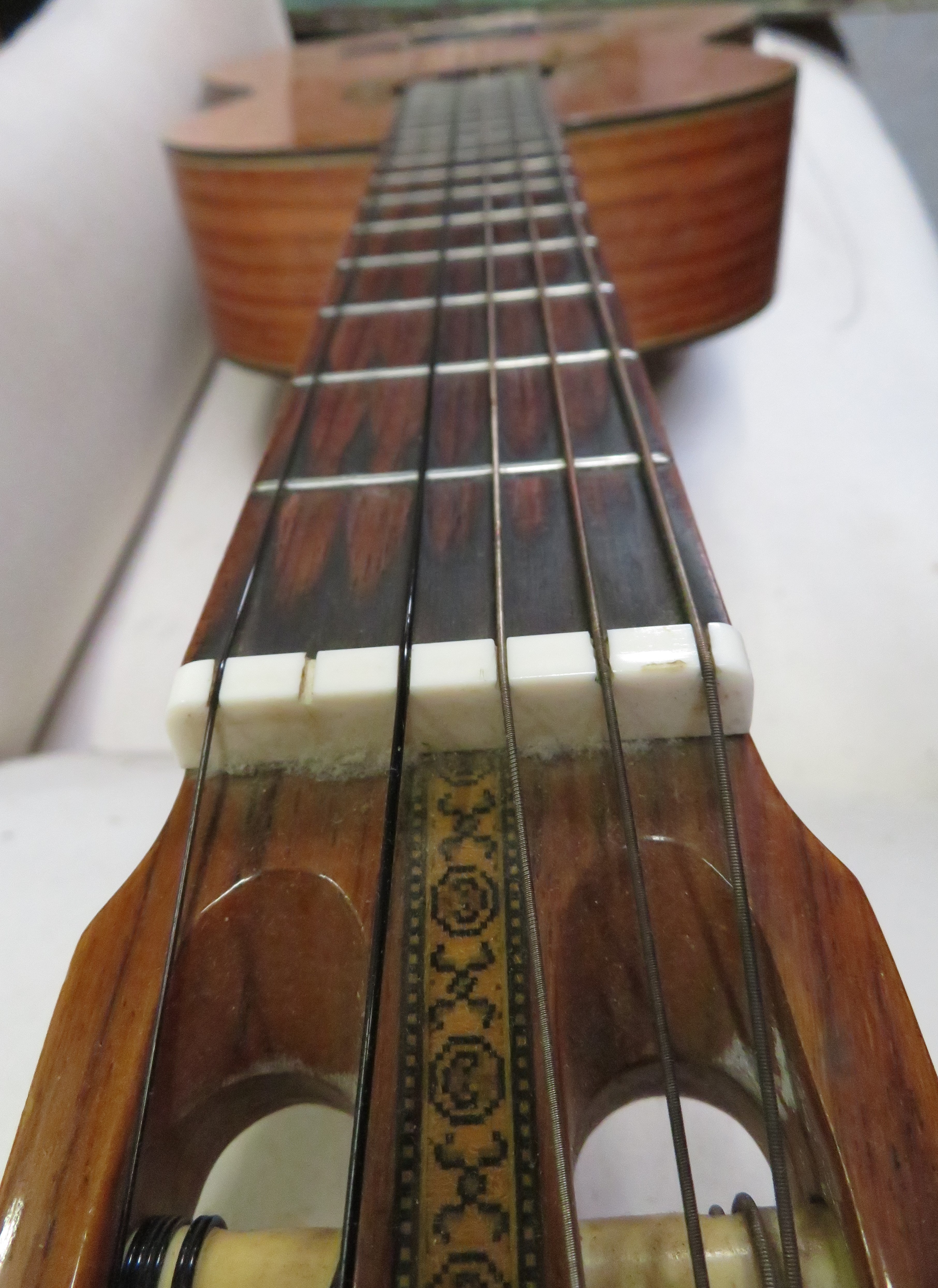 Classical guitar labelled Hokada 3164 Japan in case - Image 6 of 7