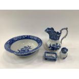 A Copeland Spode Camilla pattern blue and white wa