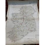 An early 19th Century French produced map of Irela