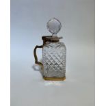 A Victorian Betjemann’s patent locking decanter an