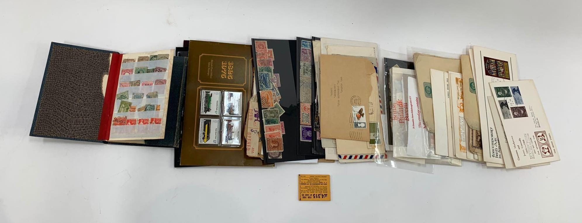 Postage stamps and covers – assorted lot including