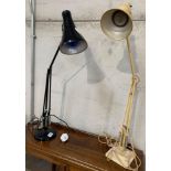 A mid-20th century Anglepoise desk lamp, painted i