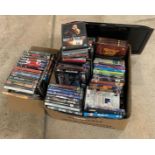 Samsung television & quantity of DVD's. Viewing/co