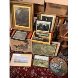 Quantity of framed prints & pictures etc.