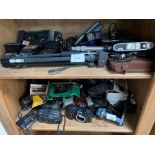 Large quantity of cameras, camera equipment etc. V