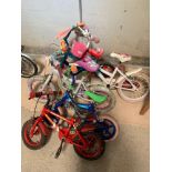 5 children's bicycle. Viewing/collection at West W