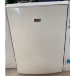 Zanussi fridge with freezer compartment.