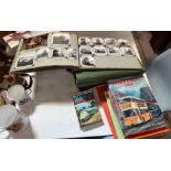 Quantity of mainly vintage bus photographs in albums