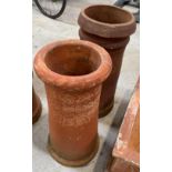 2 terracotta chimney pots. Viewing/collection at W