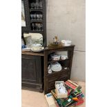 Collection of items to include board games, plates