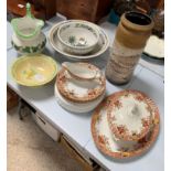 China plates, tureens, bowls, jugs, to include Portmeirion