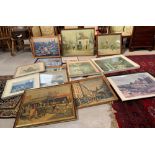 Large collection of framed pictures/prints. Viewin