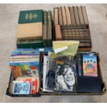 4 boxes of books including Beano, Blue Peter annua