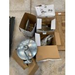 5 boxed outdoor wall lights. Viewing/collection at