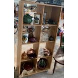 Quantity of ceramics, glass storage jars,