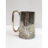 A Victorian silver mug, by H. Atkin, Sheffield 188