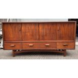 A 1960/70's G Plan teak sideboard fitted with pair