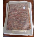 A quantity of loose unframed prints, large scale O