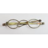 A pair of Georgian silver spectacles, by Joseph Wi