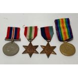 Medals - WWI Victory named 242174 J A E Smith Bord