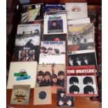 A quantity of LP records, many Beatles including H