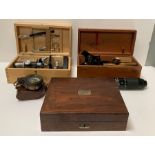 A set of Thornton drawing instruments contained in