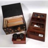 A table top stereo card viewer "Rowsell's Patent G