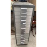 Bisley style metal filing cabinet