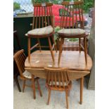 Mid century kitchen table & 4 chairs