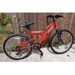 24" Trax TFS 2h dual suspension bicycle
