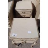 2 Louis style bedside cabinets
