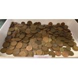 Box of pre decimal pennies