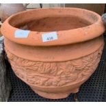 Large terracotta planter