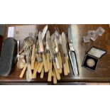 Box of mixed cutlery