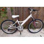 24" Elswick Wilderness girls bicycle with stunt pe