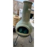 Stone chiminea