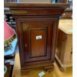 Modern mahogany pot cupboard