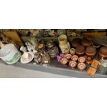 Set of Hornsey Heirloom jars & covers together wit