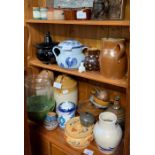 Large collection of kitchenalia items mainly jugs,