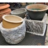 Selection of concrete planters