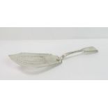 A Georgian silver fish slice, by William Eley and