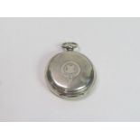 A Victorian silver hunter cased pocket watch, Lond