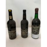 Two bottles of Fonaseca's 1975 vintage port and a