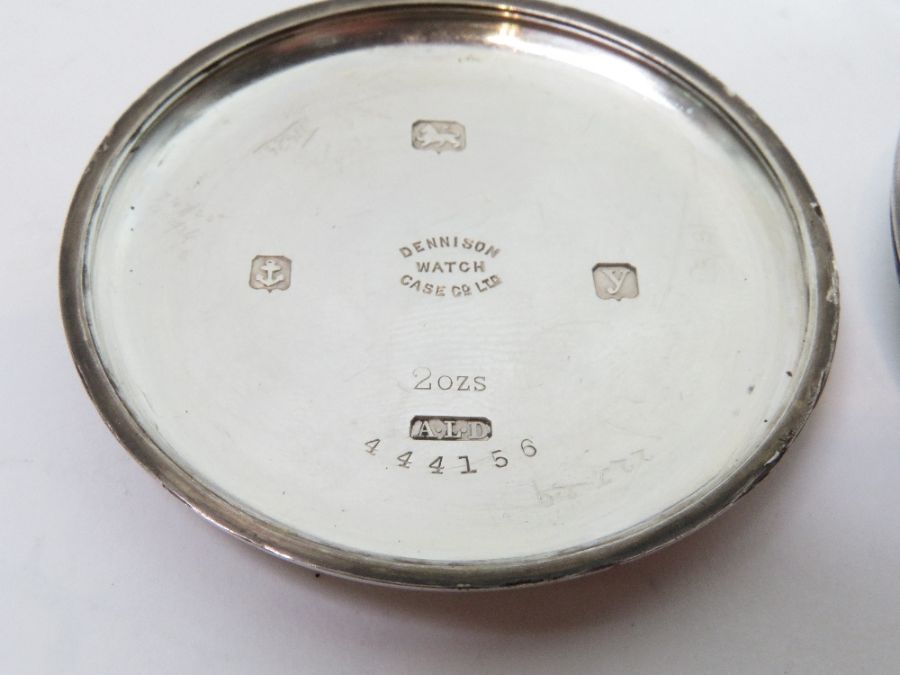 Anonymous, a silver open faced pocket watch, the s - Image 3 of 4