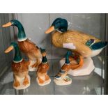 A Beswick mallard duck, painted and impressed mark