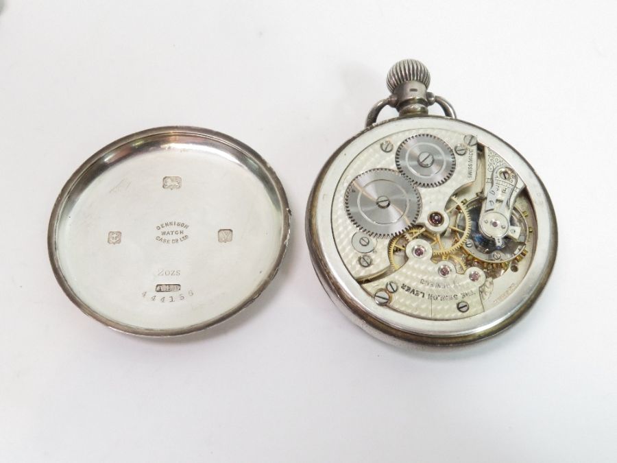 Anonymous, a silver open faced pocket watch, the s - Image 2 of 4