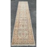 A Middle Eastern wool runner of Persian style patt