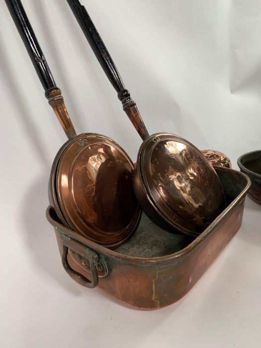 A 19th/20th century copper jelly mould with emboss - Image 5 of 5
